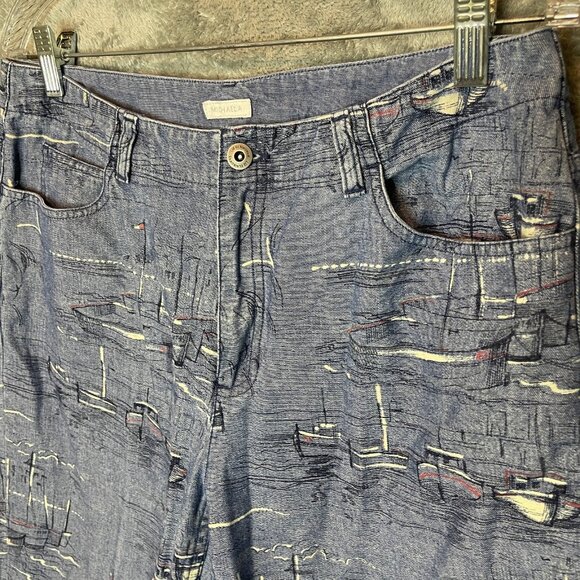 Liz Claiborne Women Retro Classic Michaela Mid Rise Pedal Pusher Crop Jean 12 - Picture 3 of 12